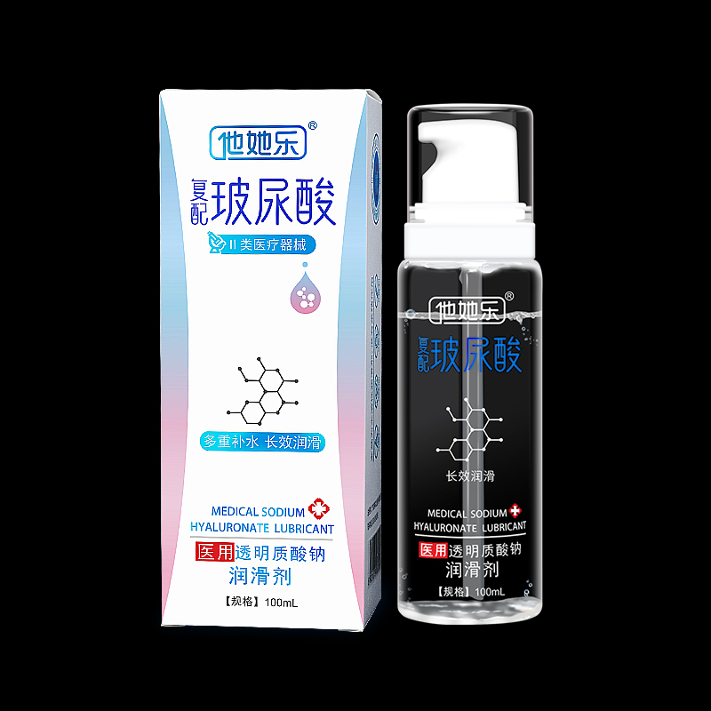 復(fù)配玻尿酸潤滑劑-他她樂醫(yī)用玻尿酸潤滑劑100ml
